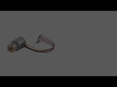 Yüksek Hassasiyetli 20mm 12v DC Mikro Dişli Step Motor 2 Faz 4 Tel