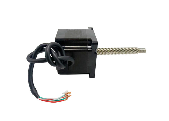 Nema 34 (86mm) hybrid stepper motor, bipolar, 4-lead, ACME lead screw, low noise, long life, formedical equipment