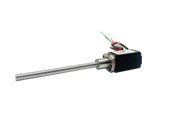 External drive 20mm (Nema 8) hybrid stepper motor, bipolar, 4-lead, ACME screw stroke optional