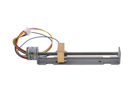 15mm Diameter Micro Slider Screw Length 90mm Micro Slider Stepper Motor Copper Slider With Bracket Linear Stepper Motor