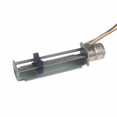 SM10-42L 10mm çaplı mini lineer aktüatör step motor braketi ve kaydırıcı ile