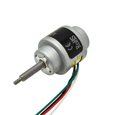 VSM20B-048S Kurşun vida çubuğundan geçişi olan kapalı olmayan doğrusal adımlı motor