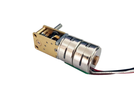 15mm high torque multi gear ratio double layered deceleration stepper motor with worm gearbox