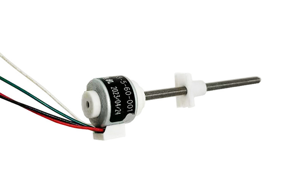 18 derece adım açısı 15mm harici sürücü sabit mıknatıslı lineer step motor