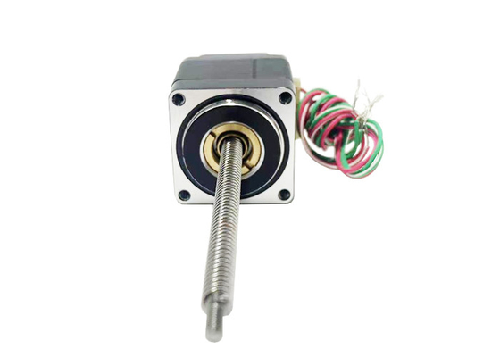 Nema 11 (28mm) hybrid stepper motor, bipolar, 4-lead, ACME lead screw, low noise, long life, high performance.