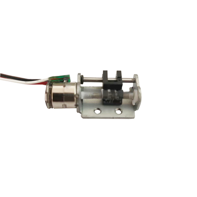 2 fazlı 8 mm çaplı 18 derece adım açısı Mikro kaydırıcı Bracket ile doğrusal adım motor