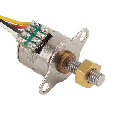 M3 vida ve bakır fındığı olan 10mm 5V 2 fazlı adımlı motor