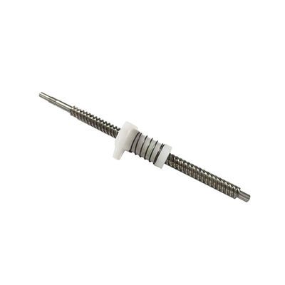 Customizable Trapezoidal Lead Screw with 9.53mm Diameter and 12.7mm Lead Anti-backlash Nut