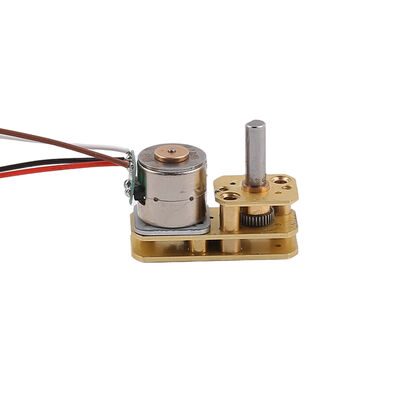 5V Sonsuz Dişli Step Motor 10mm Yatay Dik Açı Step Motor 2 Faz